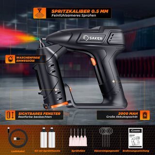 SAKER Kabelloser Elektrischer Farbspriter
