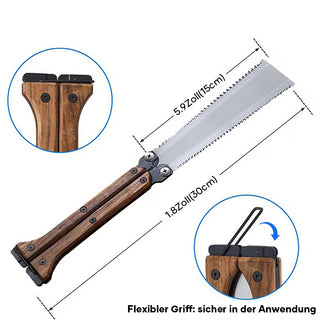 SAKER® Tragbare Klappbare Doppelseitige Säge