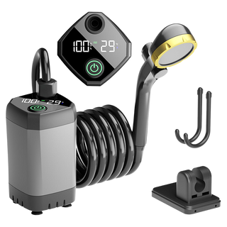 Tragbare, wiederaufladbare Camping-Duschpumpe