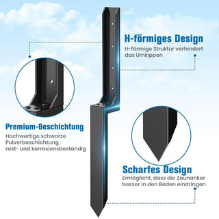 Saker Zaunpfosten-Reparaturset (2 Stück)