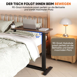 Saker Versteckte Rollen Verstellbarer Nachttisch