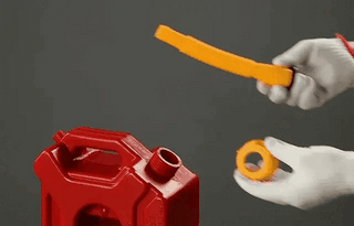 Saker Benzinkanister-Auslauf-Ersatz Mit Flexibler Anti-Verschütt-Düse