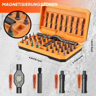 Saker 42-teiliges magnetisches Schraubendreher-Set