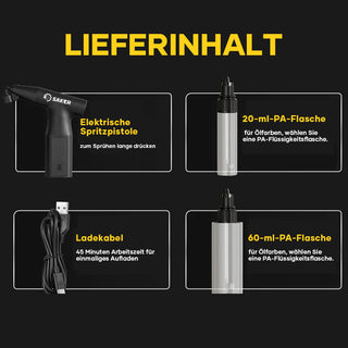 Saker® Professionelle Elektrische Lackierpistole