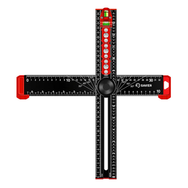 SAKER® 4-IN-1 Bohrer-Positionierungslineal