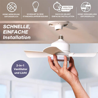 Saker Deckenventilator mit Licht