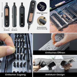 Saker 180-in-1 Präzisions-Elektroschraubendreher-Set
