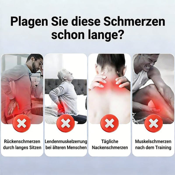 Saker® Tiefengewebsmassage-Pistole, Set