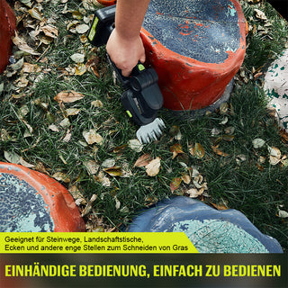 Saker 2-in-1-Gras- und Heckenschere mit Akku