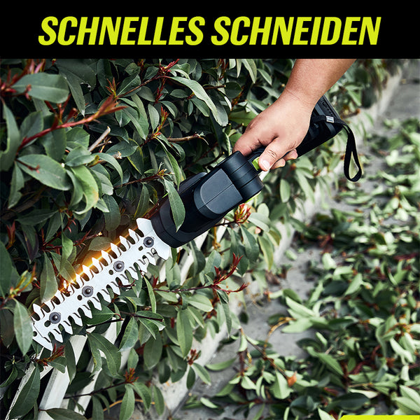 Saker 2-in-1-Gras- und Heckenschere mit Akku
