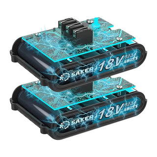 Saker 18V 2 * Akkus für 4 Zoll Elektrosäge