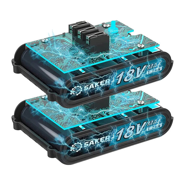 Saker 18V 2 * Akkus für 4 Zoll Elektrosäge