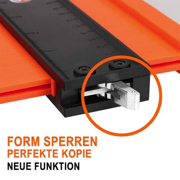 Saker 12/25CM Konturenlehre Profillehre - Vervielfältigungslehre mit Schloss