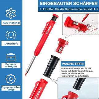 Saker Multifunktionales Anreißwerkzeug DIY Anreißlehre mit Tieflochstift