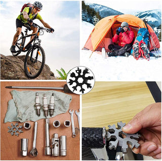 Saker 18-in-1 Schneeflocken Multi Tool