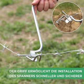 Saker Drahtspannhaken & Spannergriff für Zäune