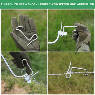 Saker Drahtspannhaken & Spannergriff für Zäune